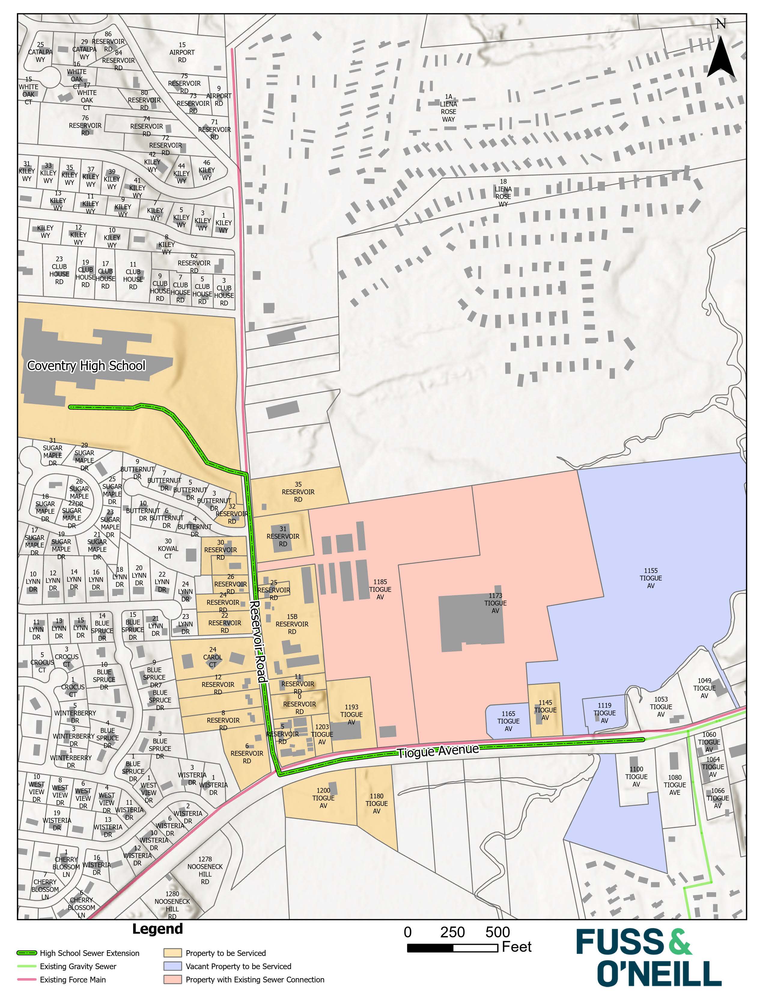 Sewer lines to be installed Coventry